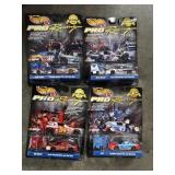 4 NOS Hot Wheels Pro Racing