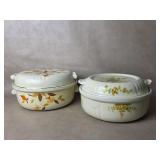 Vintage Hall Superior Uranium Glaze Autumn Leaf