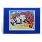 "The Phone Call" Signed Print by MarPar Whimsical