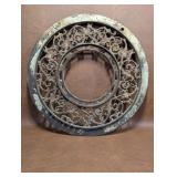 Cast Iron Heat Grate, Design Patent June 29, 1897