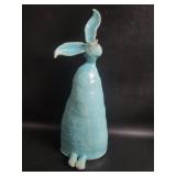 Unique Ceramic Rabbit Figure Signed