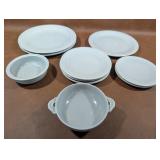 Fiesta Ware Grey Dishes 10 Pieces