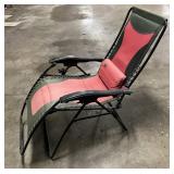 Faulkner Reclining Folding Up Camp Chair Lounging