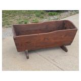 Primitive Pine Baby Cradle