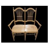 French Country Style Oak Bench