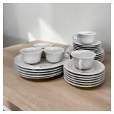 Red Cliff Ironstone Dinnerware 28 Pieces