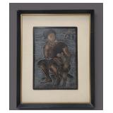 Hand Carved Slate by Gisele Buxton "Childs First