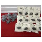 2 New Sets Cast Iron Turtle Drawer Pulls, 1 Set