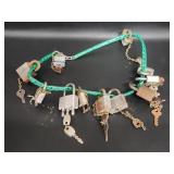 Vtg Padlocks With Keys