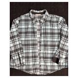 LADIES BLUE FLANNEL SHIRT BY LEE RIDERS XXXL