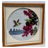 Framed Hummingbird Art 10ï¿½ï¿½x10ï¿½ï¿½
