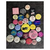 BUTTON PINS FOR LADIES NIGHT