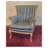 Vintage Channel Back Parlor Chair