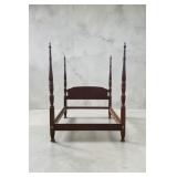 Modern Queen Size 4-Post Bed Frame