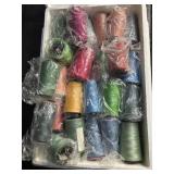 LARGE SPOOLS OF THREAD 25 SPOOLS NOS