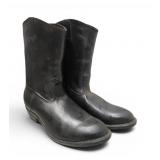 Vtg Rubber Cowboy Boots Western Rain Boots 12