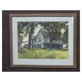 Abandoned Farmhouse Overgrown Grass Art Print ?