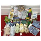 NOS Baby & Child Bath Items, Shoes, Burp Cloths ,