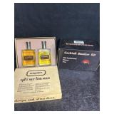 ARAGANCE COLOGNE & AFTERSHAVE W/ COCKTAIL SMOKER