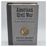 CIVIL WAR KNIFE COLLECTION FORT SUMTER PIERRE G.T