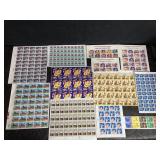 VINTAGE SHEETS U.S. POSTAGE STAMPS MOSTLY.29 CENT