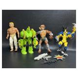 Vtg Action Figures Buzzsaw Silverhawks