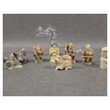 Group of Netsukes & Miniatures