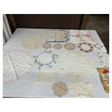VINTAGE CROCHET, CROSS STICH, NEEDLEWORK PILLOW