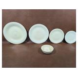 Fiesta Ware Ivory Color Dishes, Measurements in