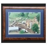 Limited Edition Photograph Amish Barn Raising
