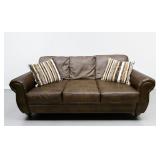 ASHLEY SHADSBURNE BRIWN SLEEPER SOFA GOOD