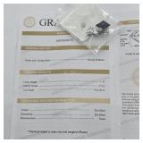 MOISSANITE .95CT  EARRINGS ROUND BRILLIANT COLOR