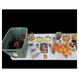 Box Lot - Tote of Halloween Decorations