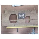 Two Hole Outhouse Seat Sign