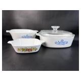 Trio of CorningWare Baking Dishes