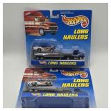 2- NOS 1997 HOT WHEEL L9NG HAULERS