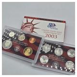2003 SILVER US MINT PROOF COIN SET