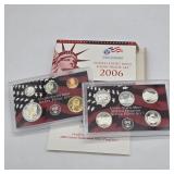 2006 SILVER US MINT PROOF COIN SET