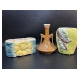 Mid Century Planter & Vases