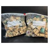 Vintage Wooden Thread Spools , Crafting , 2