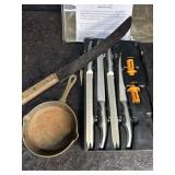 NOS FOREVER SHARP KITCHEN KNIVES, VINTAGE KNIFE &