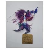 Jean Shackelford Purplina Doll Paper Mache