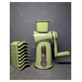Rotary Cheese grater W/ Multiple Attachments