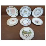 Antique Calendar Plates, Some Complimentary