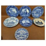 Vintage Transfer Ware Plates