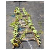 Antique Wooden Ladder w/ Decor
