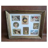 Framed Victorian Trade Cards