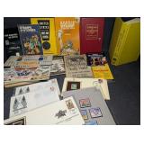 Vintage Stamp Collectors Books Large WWII