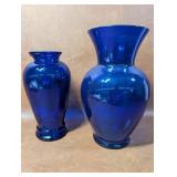 Cobalt Blue Glass Vases