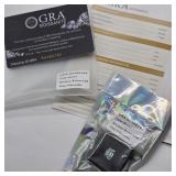 GREEN MOISSANITE EMERALD CUT GRADED 3CT